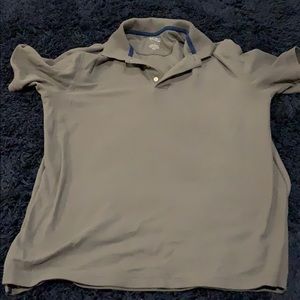 Gray polo shirt